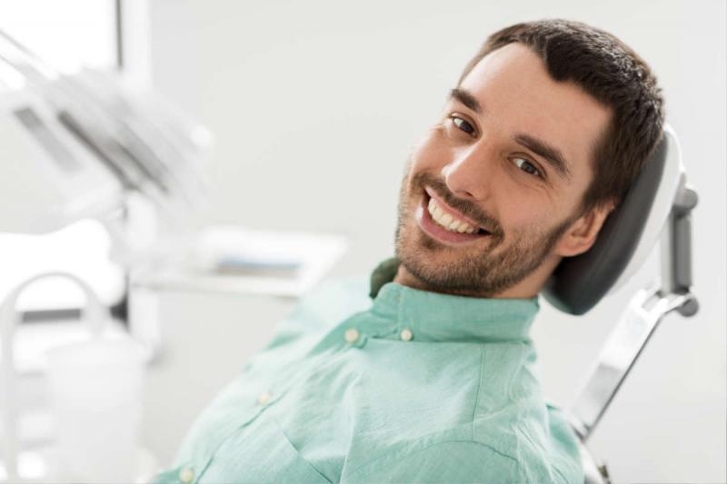 Patient at Dental Care in Coral Springs